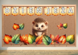 GAZETKA NA DZIEŃ JEŻA - DEKORACJA NA DZIEŃ JEŻA