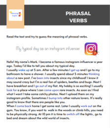 Phrasal verbs - czasowniki złożone