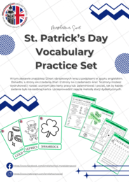 🍀 ST. PATRICK’S DAY – VOCABULARY SET☘️