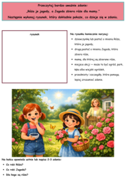 Róża i Jagoda – 20 kart pracy rozwijających czytanie i kreatywność