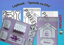 Lapbook – „Sposób na Elfa” + test ze znajomości lektury + kod QR do testu