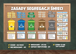 ZASADY SEGREGACJI ŚMIECI + ODPADY NIETYPOWE - GAZETKA EDUKACYJNA