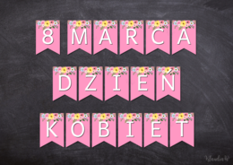 Dzień Kobiet - girlanda