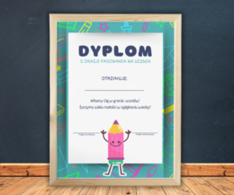 Dyplom Pasowanie na Ucznia Format A4 PDF
