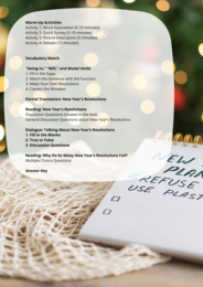 New Year's Resolutions B1