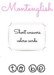 Karty typu 'task card' do ćwiczenia krótkich odpowiedzi: to be