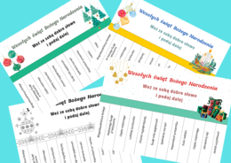 BOŻE NARODZENIE - życzenia - zdania do urwania