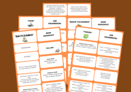 LIRYKA I GATUNKI MIESZANE - lektury z kl. 7-8 - fiszki - egzamin - powtórzenie