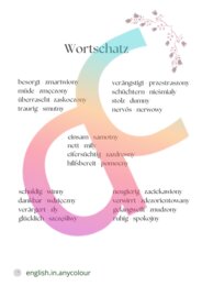 Niemiecki - Gefühle - 2 układy kart obrazkowych, Bingo, Zestaw ćwiczeń z zakresu Uczuć