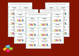 PRZYJAŹŃ i RELACJE Z KOLEGAMI i KOLEŻANKAMI – Karty do SMALL TALK – pytania uniwersalne – TUS - ZAJĘCIA Z WYCHOWAWCĄ – biblioteka – świetlica – gra - 54 pytania