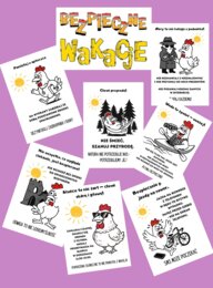 Bezpieczne wakacje - gazetka profilaktyczna