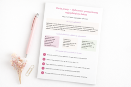 Ogłoszenie: poszukiwany najpiękniejszy bukiet [Karta pracy]