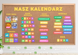 NASZ KALENDARZ - DNI, MIESIĄCE, PORY ROKU...