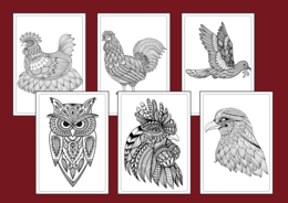 🦅 🐦 45 mandali do druku – idealne na DZIEŃ PTAKÓW 🦉– kolorowanka – mandala – jesień – biblioteka – świetlica – gazetka