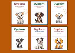DZIEŃ KUNDELKA - dyplomy - 11 wersji - biblioteka - świetlica