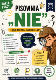 Pisownia „nie” – karta pracy kl. 5–8 | razem czy osobno + teoria + misja + ćwiczenia + klucz
