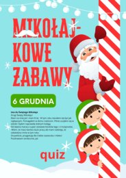 Mikołajki, quiz i zabawy