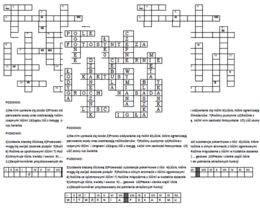 Krzyżówka dla klasy 5 na podsumowanie lekcji o liściach