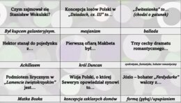 Powtórka lektur licealnych w 135 pytaniach