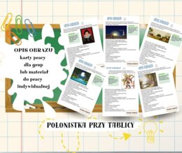 Karty pracy do analizy obrazu, opis obrazu, opis reprodukcji