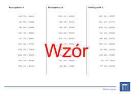 Mnożenie przez trzycyfrową liczbę | matematyka | 26 kolumn