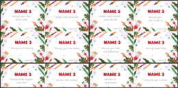 Art and literature (Sztuka i literatura) gra Name 3 /56 kart