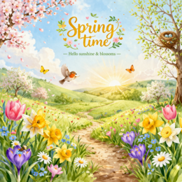 SPRING TIME materiały na zajęcia konwersacyjne dla klasy 5-6