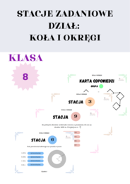 Stacje zadaniowe - koła i okręgi