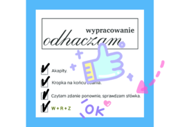 Pomocnik do pisania wypracowań - przypominajka