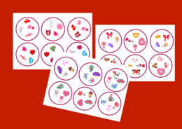 WALENTYNKI - dooble - 42 szt.