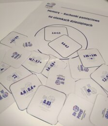 Memory – Rachunki pamięciowe na ułamkach dziesiętnych