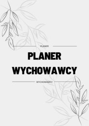 Planer nauczyciela + planer wychowawcy