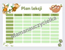 Plan lekcji