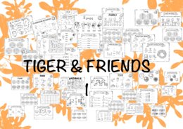 TIGER & FRIENDS 1 Units 1-6 Elementary Vocabulary Resource Book