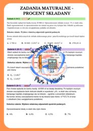 Zadanie maturalne - procent składany (lokaty)