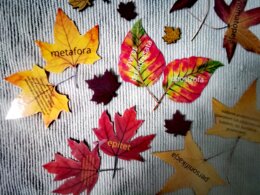 Jesień - środki stylistyczne - wiersze