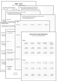 Zestaw powtórzeniowy - dział III działania pisemne. Klasa 4. GWO