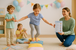 Tor przeszkód z poduszek