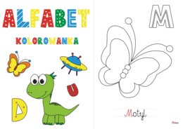 Przedszkole - Alfabet - Kolorowanka