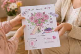 Kolorowanka „Bukiet dla mamy”