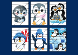 DZIEŃ PINGWINA – Dzień Wiedzy o Pingwinach – puzzle – biblioteka - przedszkole - świetlica - 11 wersji