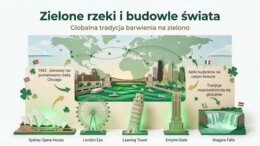 Dzień Świętego Patryka - Irlandia, symbole i tradycje (gazetka szkolna / prezentacja, 19 plansz)