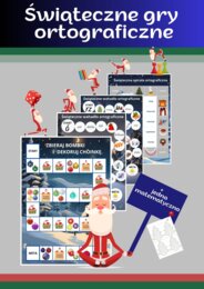 Świąteczne gry ortograficzne plus jedna matematyczna