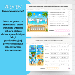 Summer Escape Room – Save the Summer! | Angielski kl. 1–3 | stacje zadaniowe + klucz