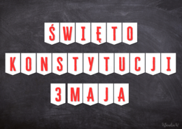 ŚWIĘTO KONSTYTUCJI 3 MAJA - GIRLANDA