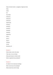 Scenariusz przedstawienia dla przedszkola Alicja w Krainie Czarów