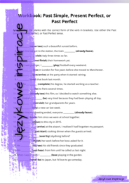 📚✨ Workbook: Past Simple, Present Perfect, Past Perfect ✨📚