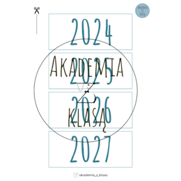 KALENDARZ KLASOWY NA CAŁY ROK SZKOLNY - DO POWIESZENIA NA TABLICY I CODZIENNEGO KORZYSTANIA