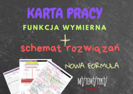 karta pracy - FUNKCJA WYMIERNA - poziom podstawowy