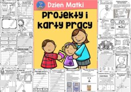 Dzień Matki - Projekty i karty pracy